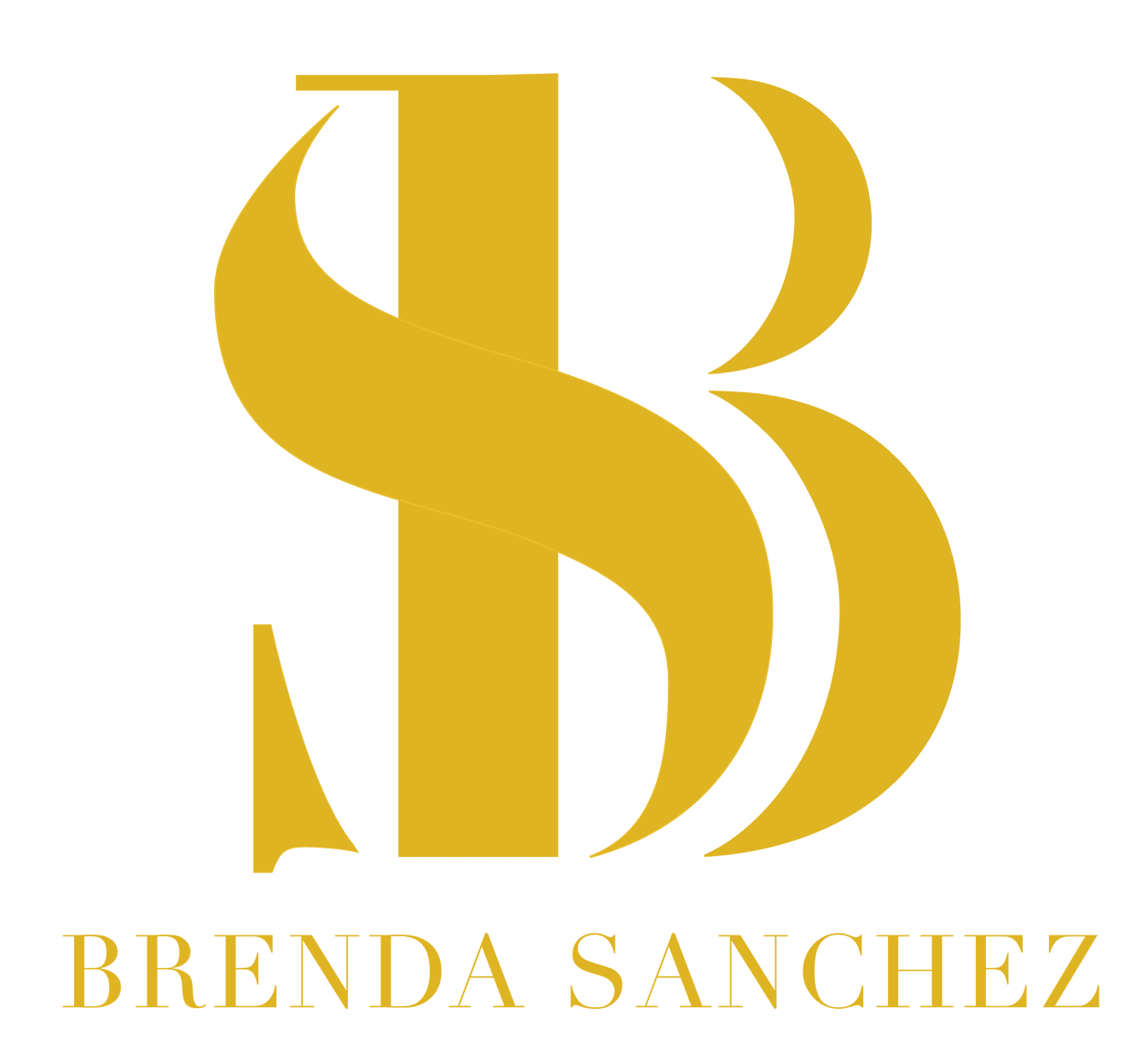 Brenda Sanchez Logo gold